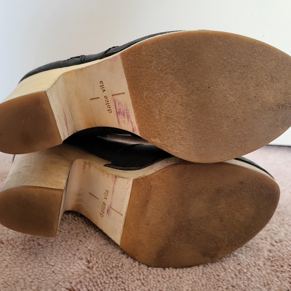 Dolce Vita Black Arlynn Platform Bootie Size:7 EUC - Picture 6 of 10